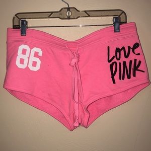 COPY - Pink Terrycloth Short